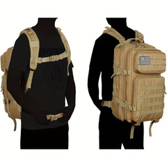 45L Military Backpack Large Capacity Mountaineering Bag Bug Out Bag Hiking Rucks