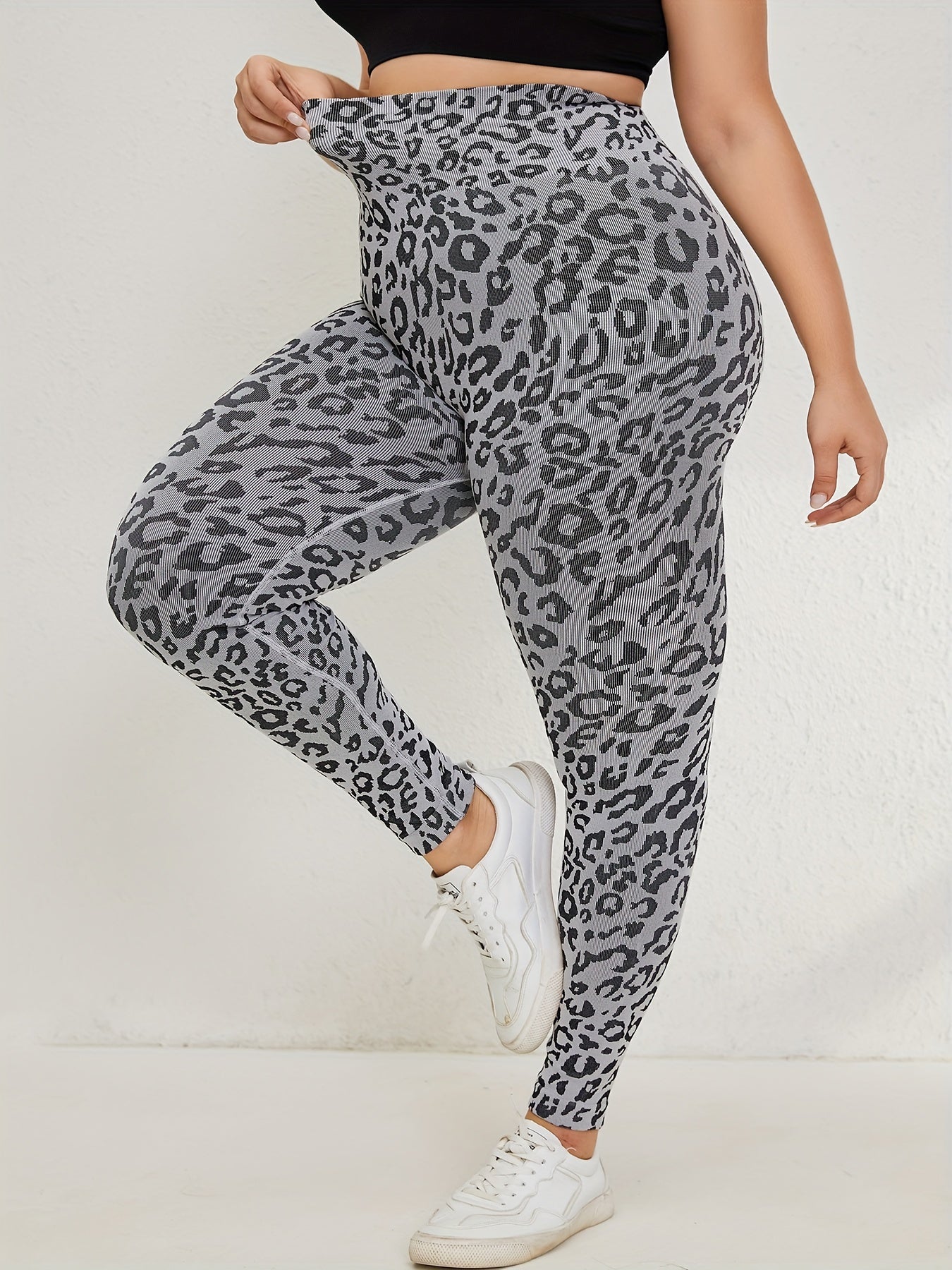 Leopard Print High Rise Leggings