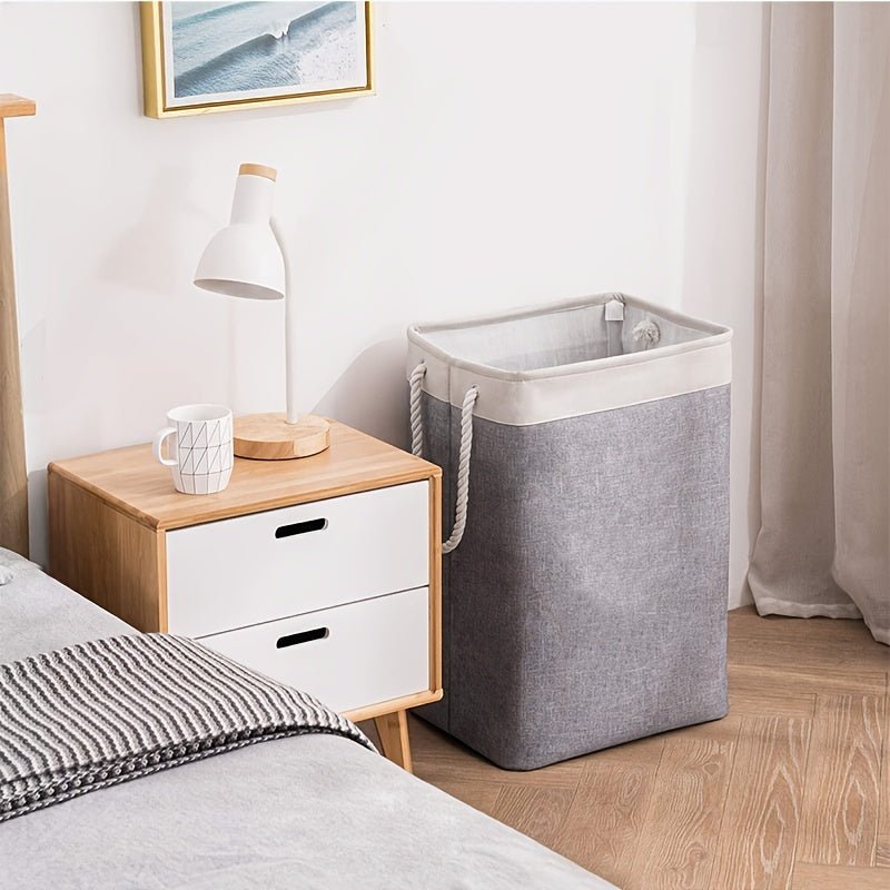 Collapsible Laundry Basket Hamper with Easy Carry Handles