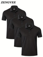 Men's Casual Button Up Short Sleeve Lightweight Shirt Set