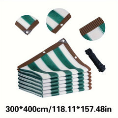 1pc Outdoor Sun Shade Sail for Sun Protection Construction Canvas & Plastic Film