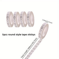 5 PCS Square Washi Tape Sticky Masking Tape Office Supply