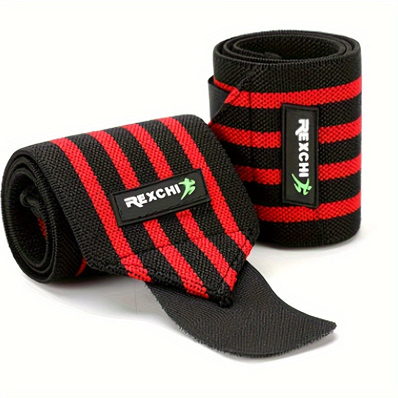 2pcs Sports Wrist Straps for Men Weightlifting Wrap Deadlift Compression Gear