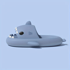 Women's Shark House Slippers Open Toe Solid Anti Slip Home Slides