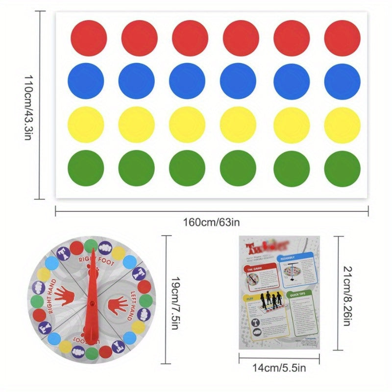 Kids' Interactive Multiplayer Board Game Dance Party Edition with Music
