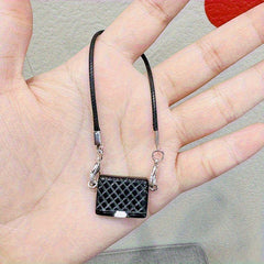 Mini Doll Tote Set Resin Accessories Mixed Colors Stylish for Backpacks Handbags