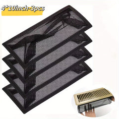 3pcs Floor Register Mesh Trap Filters Vent Cover Screen