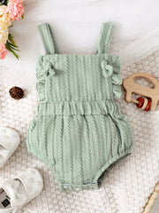 Baby Girls Sleeveless Thin Strap Onesie Clothes