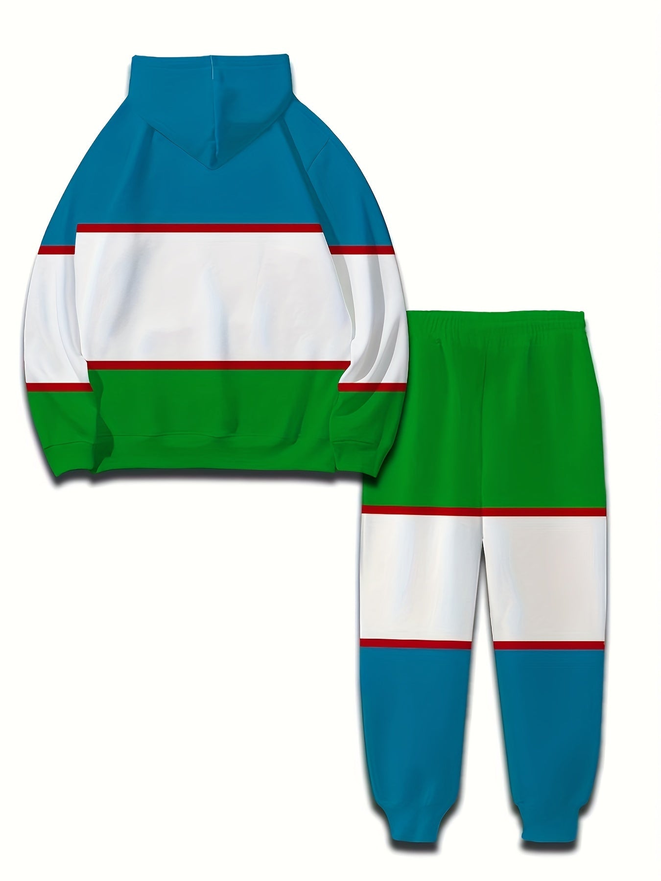 Men's Hoodie & Sweatpants Set for Autumn Winter