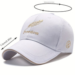 Embroidered Baseball Cap Outdoor Adjustable Summer Running Cap