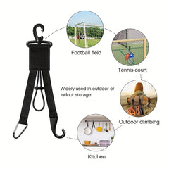Baseball Softball Gear Hanger Bat Holder with Glove Clip and Helmet Hook