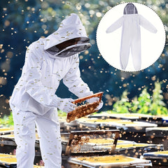 Ventilated Beekeeping Suit with Veil Hood - Stay Safe While Beekeeping