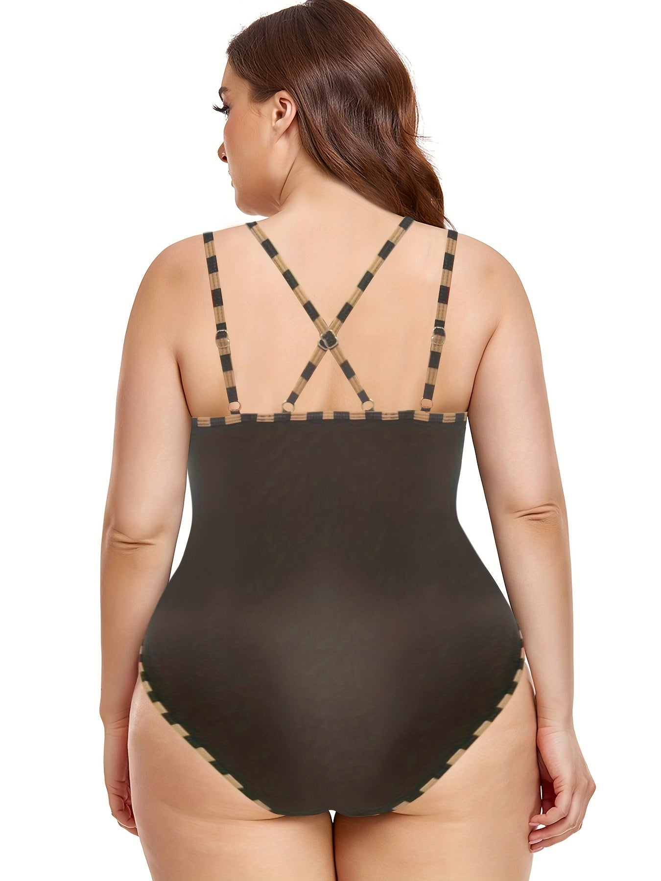Sexy Swimsuit Women's Deep V Neck One Piece Bathing Suit