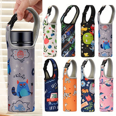 Portable Water Bottle Case with Buckle Handle