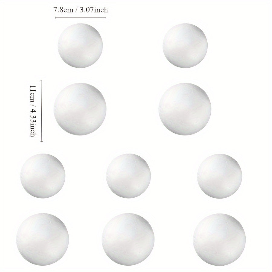 Foam Ball Snowman DIY Kit Christmas Craft Polystyrene Balls Arts Crafts