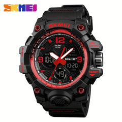 Unisex Sporty Military Digital Watch Multifunction Waterproof LED Display