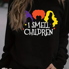 Women's Sports Fleece Sweatshirt Letter Graphic Pullover Warm Sweatshirt