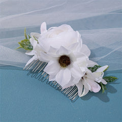 Girls Sweet Flowers Hair Combs Princess Decorative Hair Accessories
