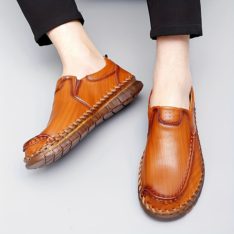 Men's Easy Clean Slip On Loafer Shoes Non Slip Spring Summer