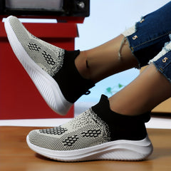 Lightweight Knitting Slip on Sneakers for Women