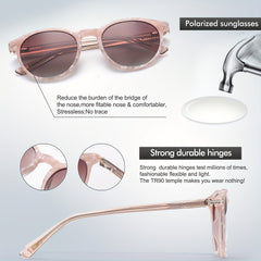 Men's Round Frame UV Protection Sunglasses for Cycling
