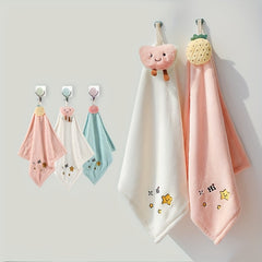 Coral Velvet Hand Towel Quick Dry Absorbent Soft Towel