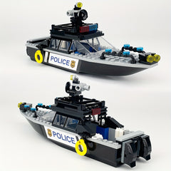 81pcs Yacht Building Blocks Set for Halloween & Christmas Gifts