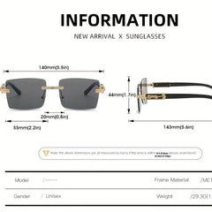 Leopard Head Sunglasses with Case & Cloth