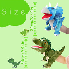 Dinosaur Hand Puppets Stuffed Puppet Story Toys Finger Puppets Dinosaur Toys