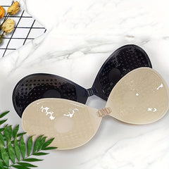 Invisible Stick On Lift Bra Strapless Front Buckle Push Up Bra