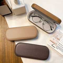 Wood Grain Glasses Case Portable Glasses Case