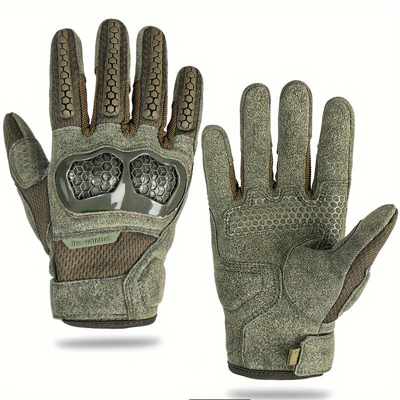 Paris Hard Knuckle Gloves Touch Screen Airsoft Cycling Motorcycle Riding Gloves