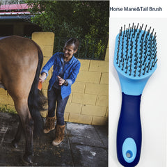 1pc Horse Hair Comb Non slip Horse Tail Comb Cleaning Brush