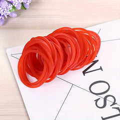 100-1500 Red Small Rubber Bands 50mm Elastic Band