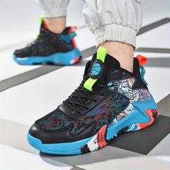 Men's Breathable Mesh Running Shoes Basketball Sneakers
