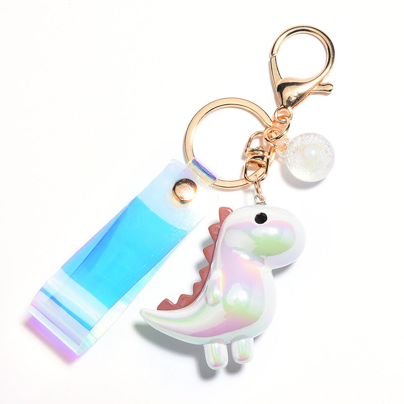 Acrylic Dino Doll Keychain for Boys