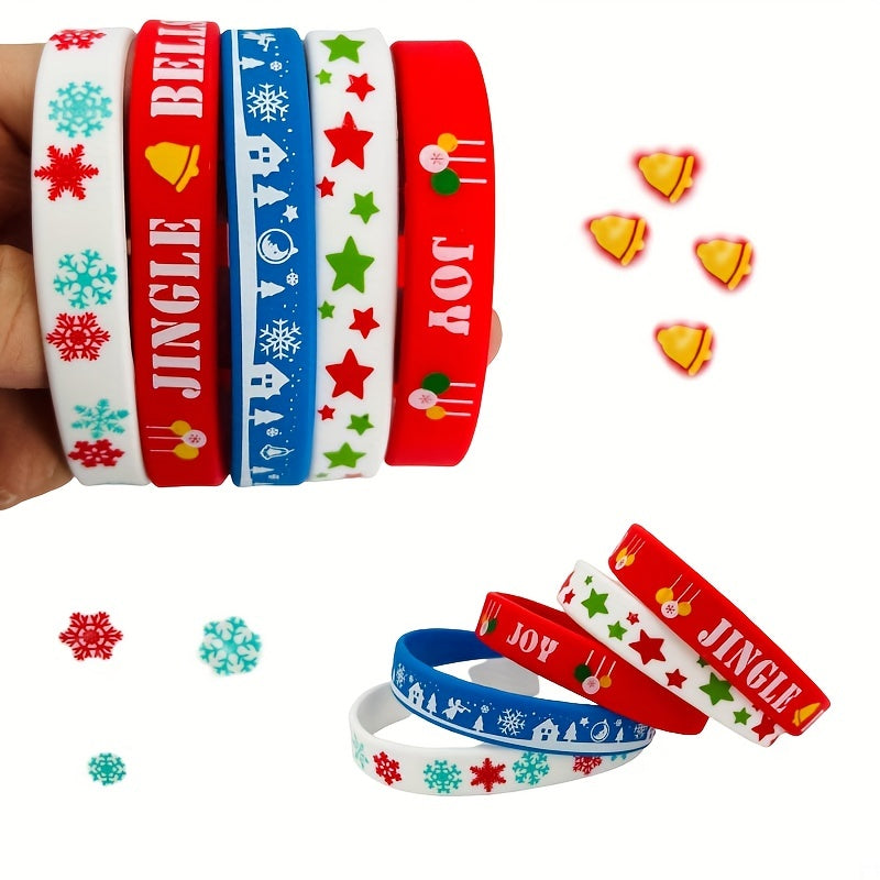 Christmas Silicone Bracelet Sporty Wristband