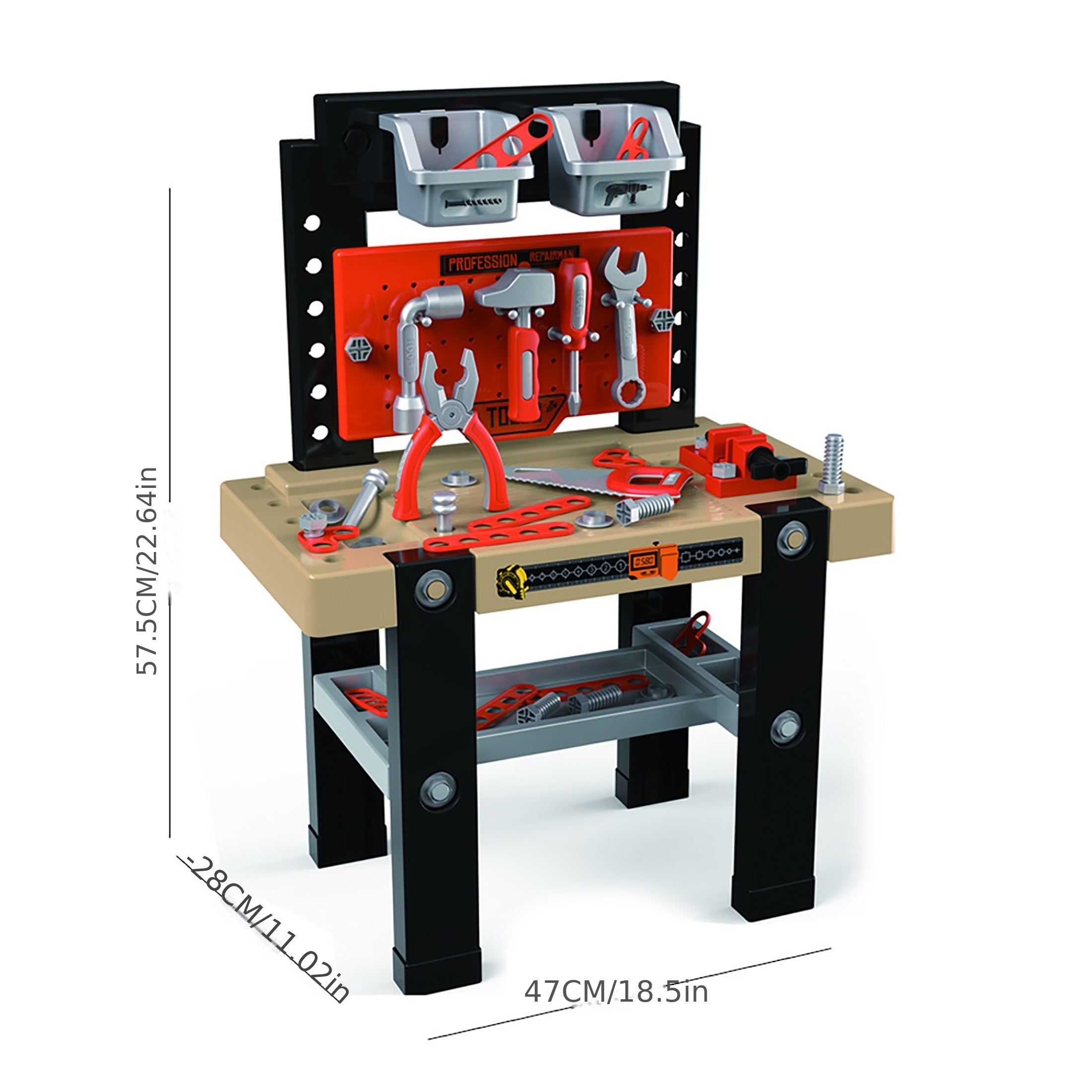 Kids Toy Tool Workbench for Pretend Play