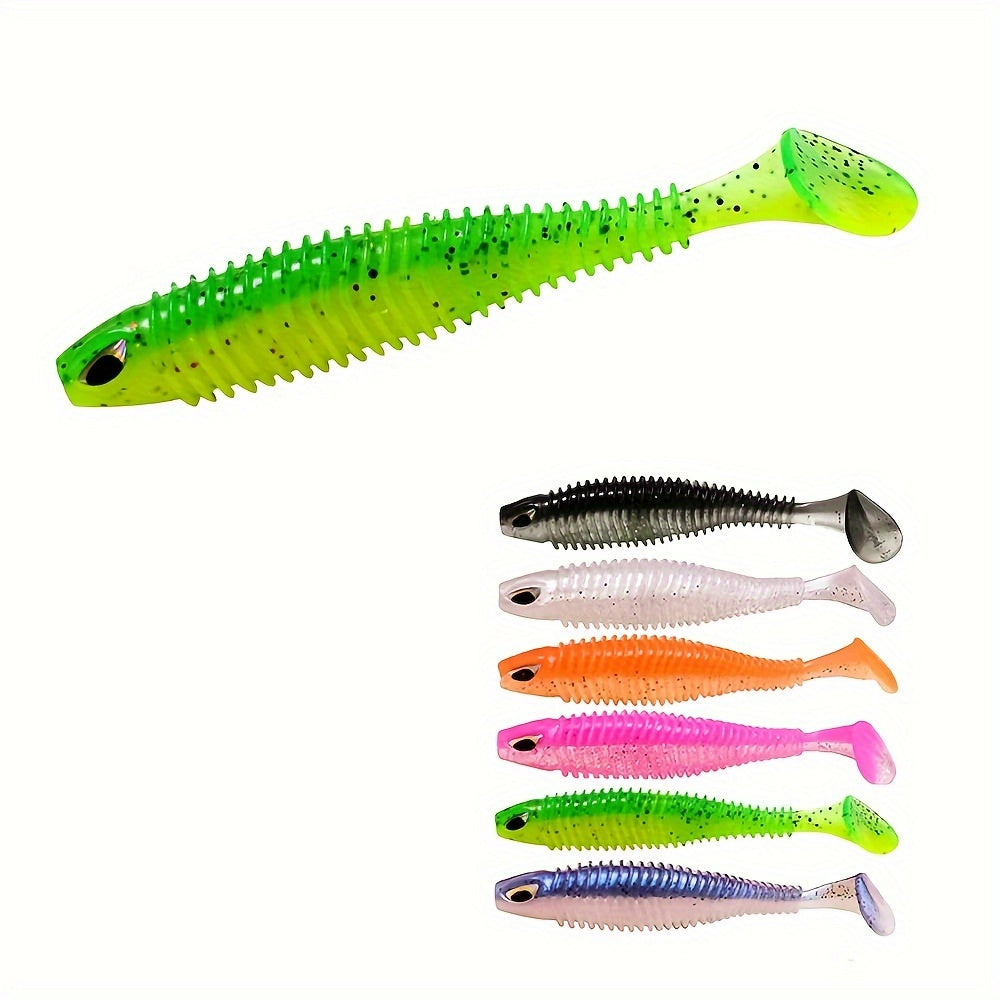 5pcs Silicone Soft Bait Fishing Lure Wobbler Lures for Fishing