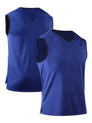 Men's Sleeveless V Neck Sports Vest Quick Dry Sweat Absorbing Tank