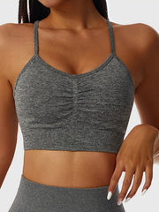 High Elastic Fitness Beauty Back Cami Sports Bra
