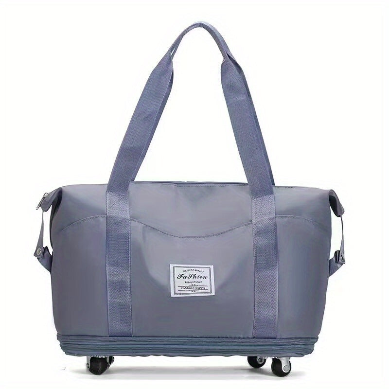 Foldable Travel Duffle Bag With Wheels Large Capacity Lightweight