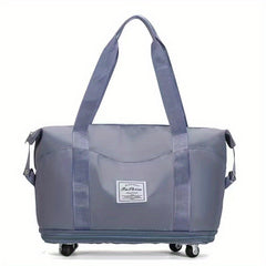Foldable Travel Duffle Bag With Wheels Large Capacity Lightweight