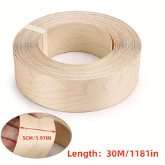 Birch Wood Veneer Edge Tape, Hot Melt Adhesive, Flexible, Iron On, for Furniture