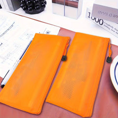 WQN 20pcs Mesh Pencil Case School Pen And Pencil Storage Bag Stationery
