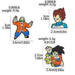 Kids Cartoon Enamel Pin Set for Clothing Hats Backpacks