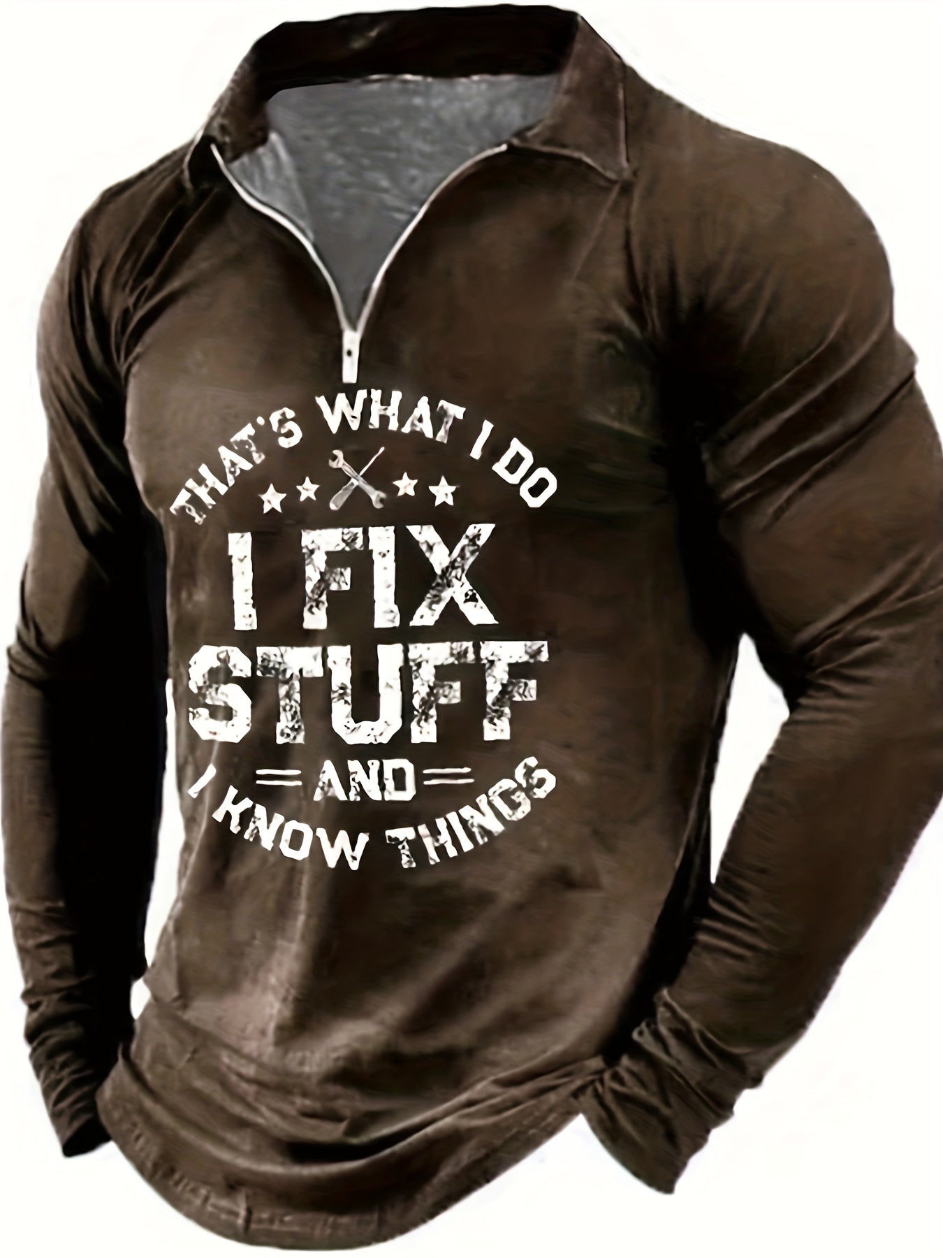 Men's Casual Custom Fit Long Sleeve Shirt