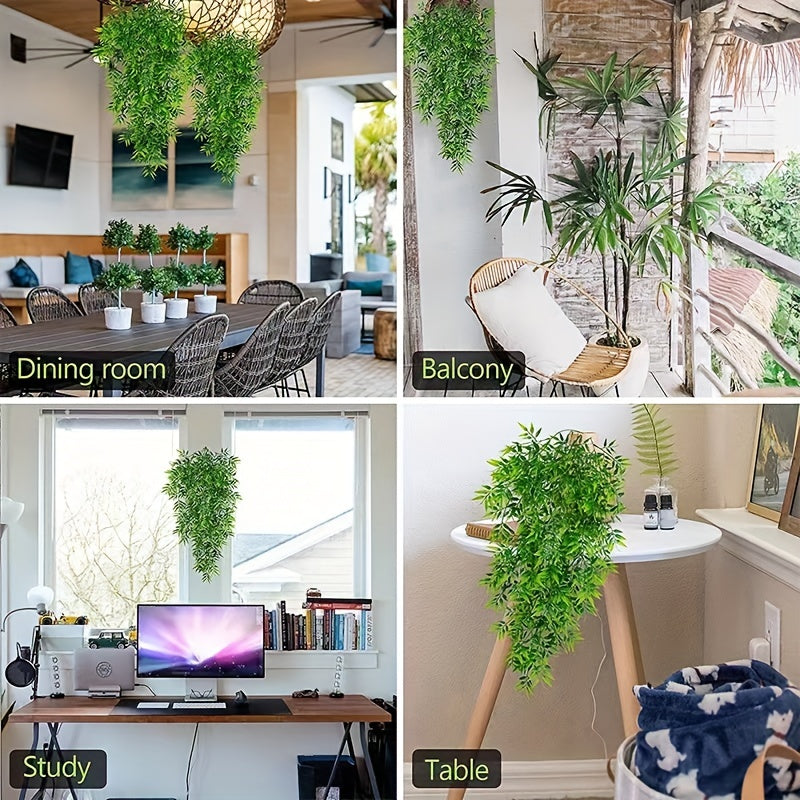 Artificial Bamboo Leaves Wall Hanging Decoration