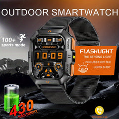 LIGE Spoprt Smartwatch 2.01 Inch HD Screen 100 Sports Modes