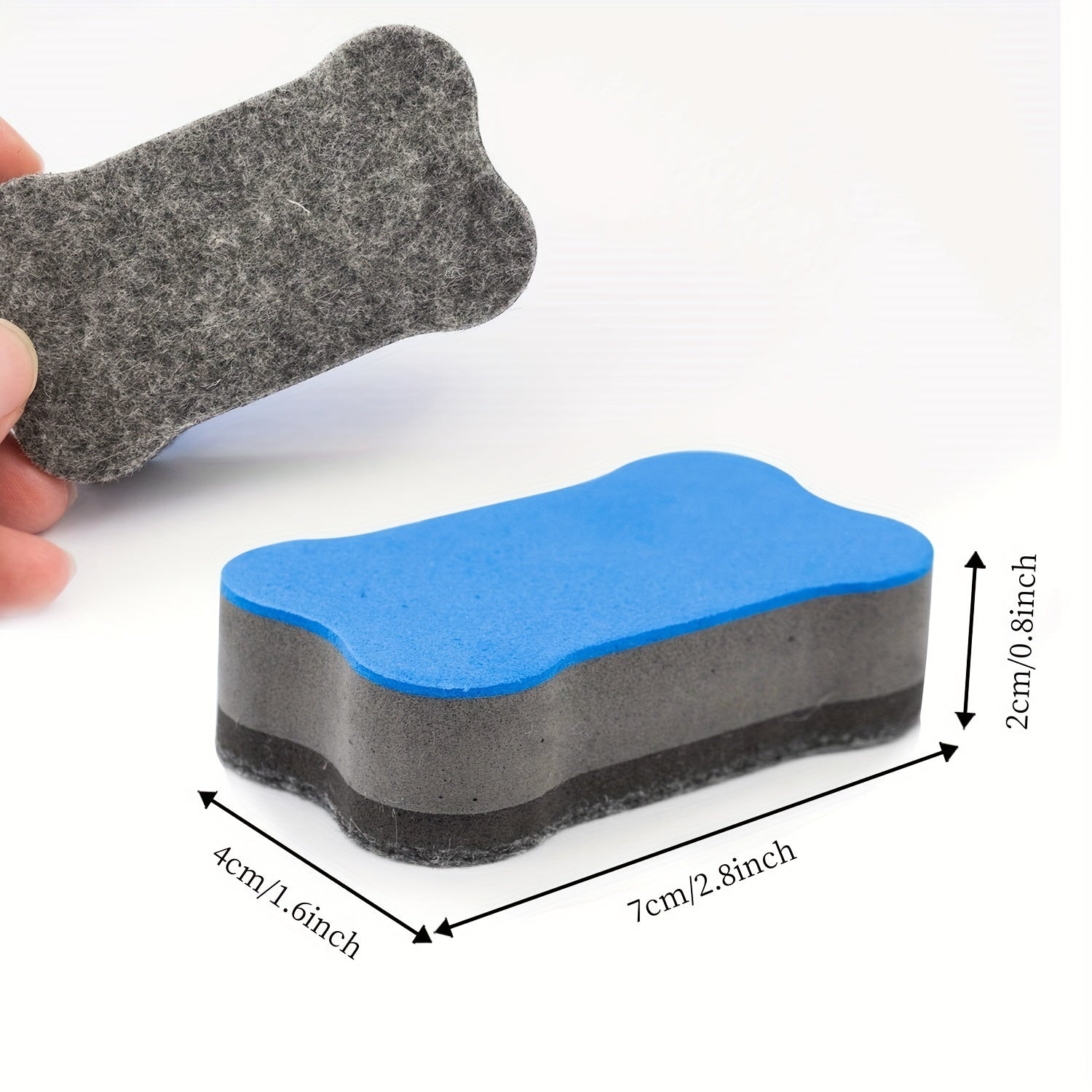 4pcs Magnetic Whiteboard Erasers - Fun for Students